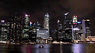 SINGAPORE: Skyline at night - our favourite way to see Singapore.