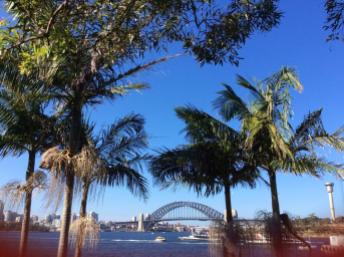 AUSTRALIA: View of the Sydney Harbour Bridge, 10 minutes from our house. Pretty sweet.